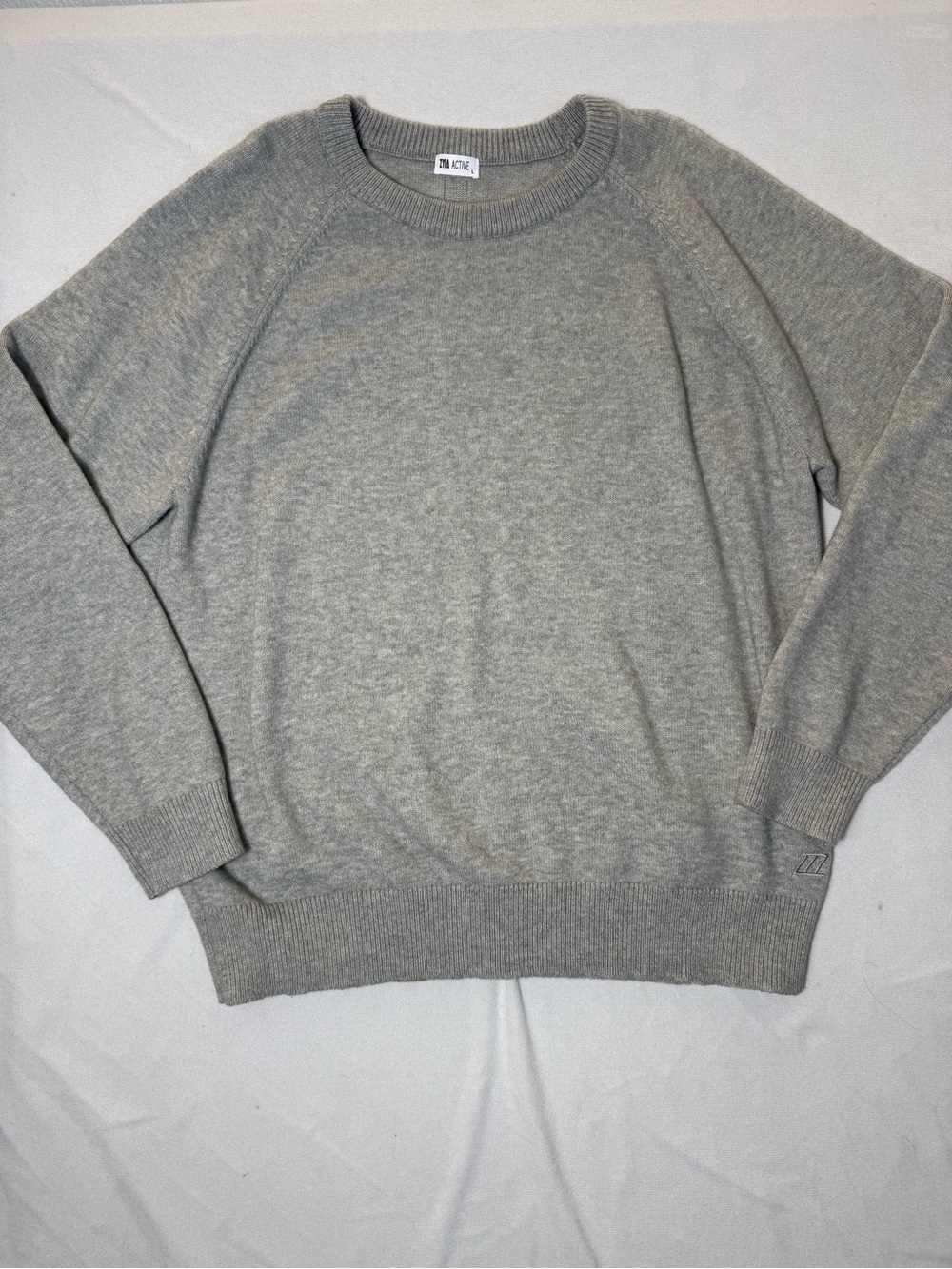 ZYIA Men's Heather Gray Crewneck Sweater
